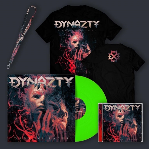 Dynazty: Game of Faces CD + Neon Green LP - Limited Edition + Album T-Shirt + Lanyard Bundle