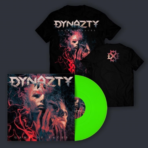 Dynazty: Game of Faces Neon Green LP - Limited Edition + Album T-Shirt Bundle
